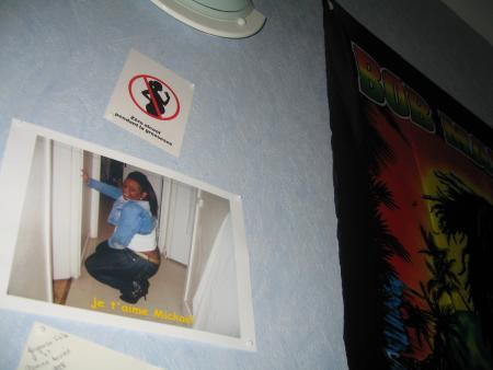 un des murs de ma chambre